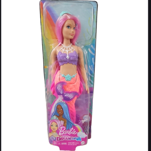 Other - Barbie Dreamtopia Mermaid Doll Pink Hair, Pink Ombre Tail & Headband Accessory